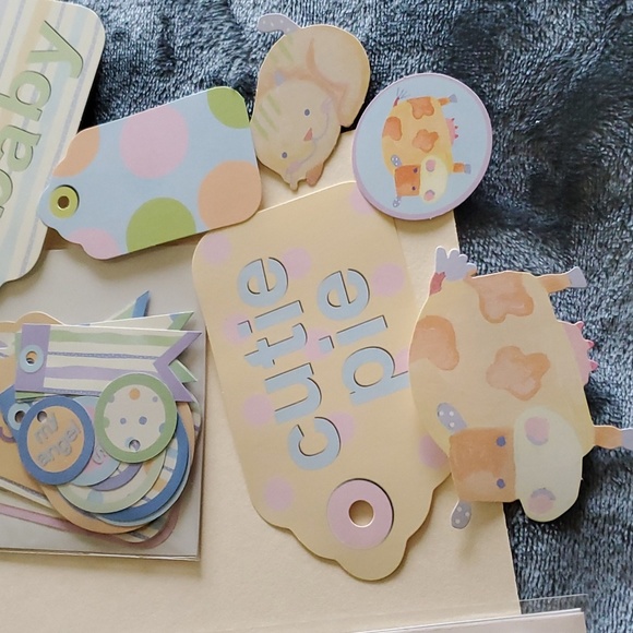 Baby Scrapbooking Sticker Bundle Daisy Hill Pig Cat Cow Giraffe - Picture 5 of 7